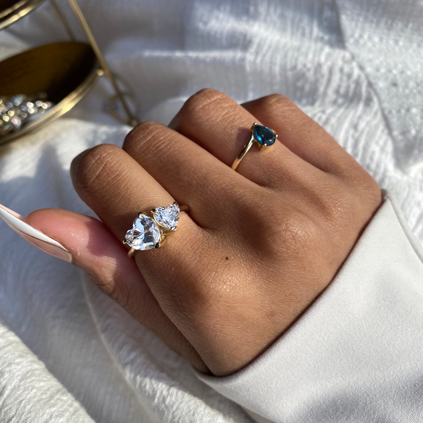 Heart on Hearts Ring