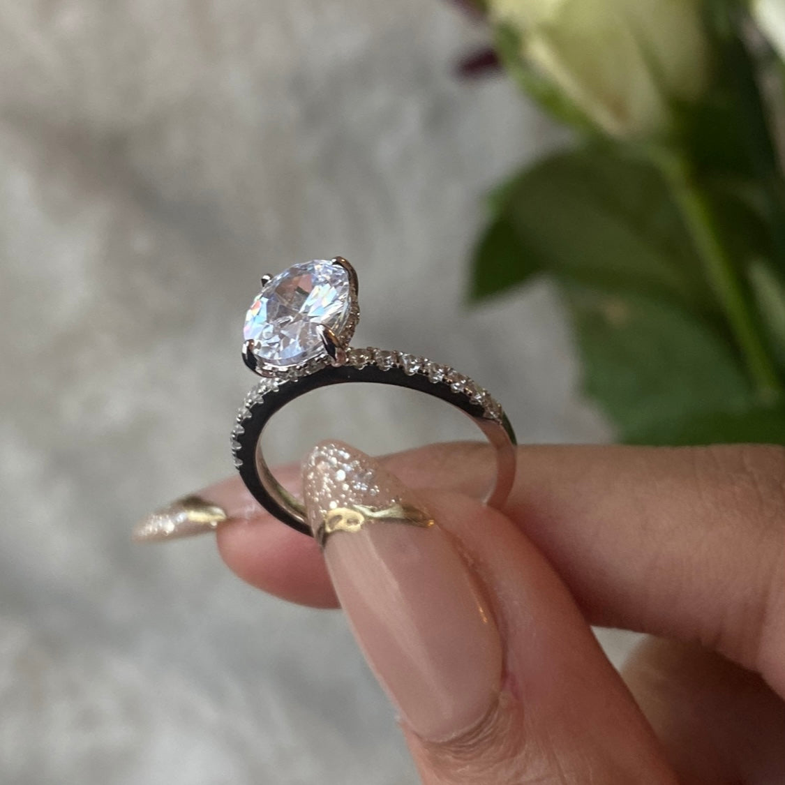 Solitaire Stone Ring