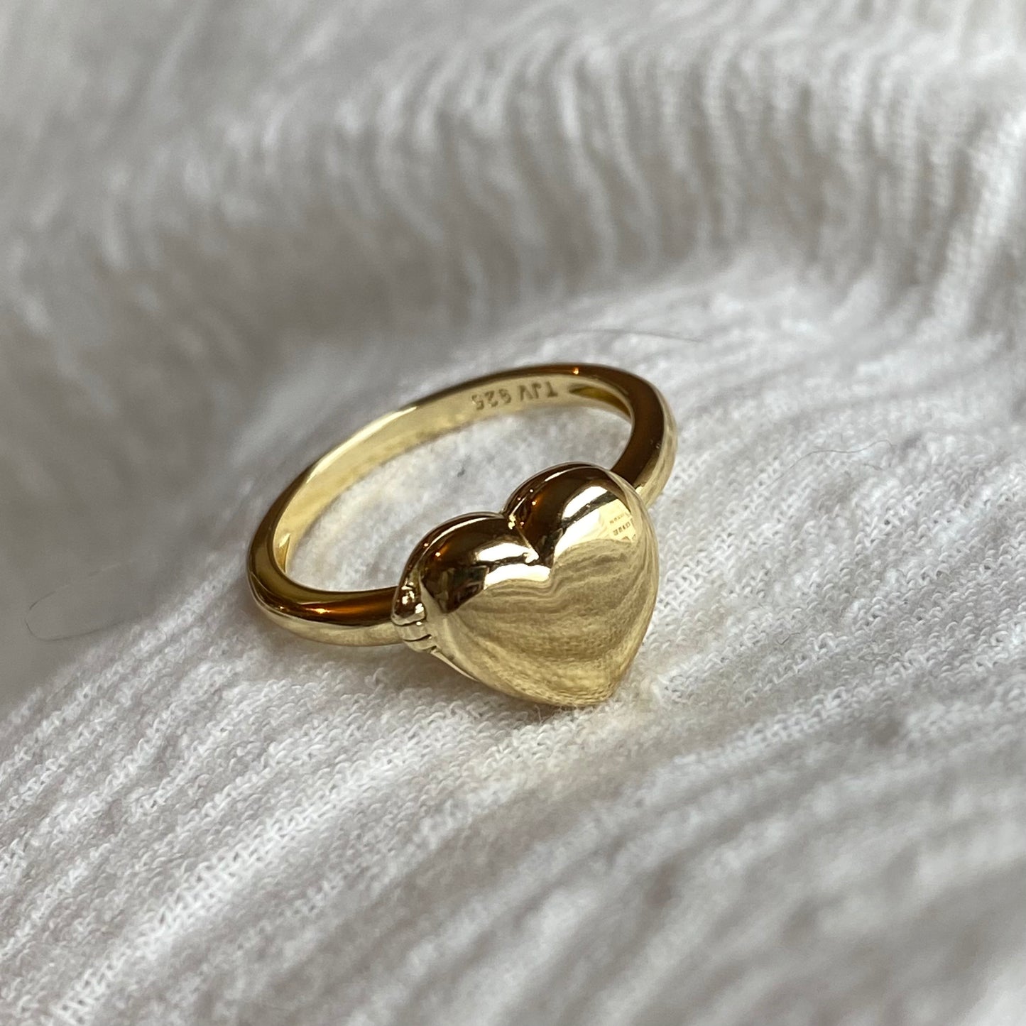 Sentiment Locket Ring